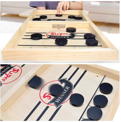 HouseCamping™ Wooden Hockey Game