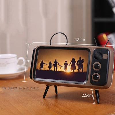 HouseCamping™ Retro TV Phone Holder